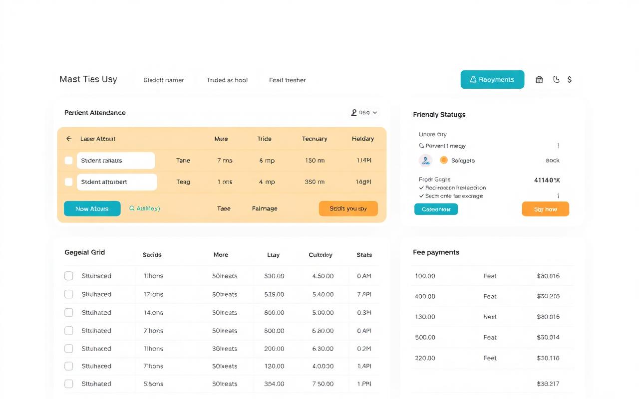 School Management System — School Web App screenshot