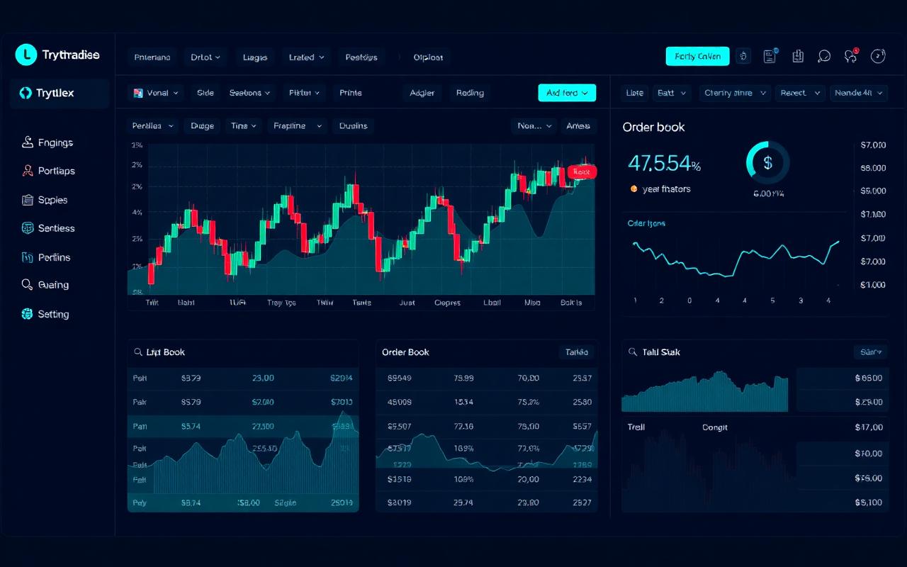 Crypto Trading Terminal — Trading Platform screenshot
