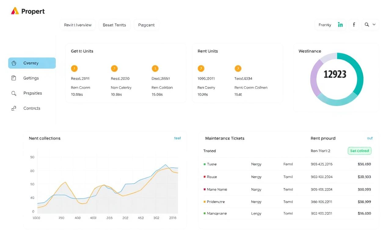 Landlord Property Management — Management Web App screenshot